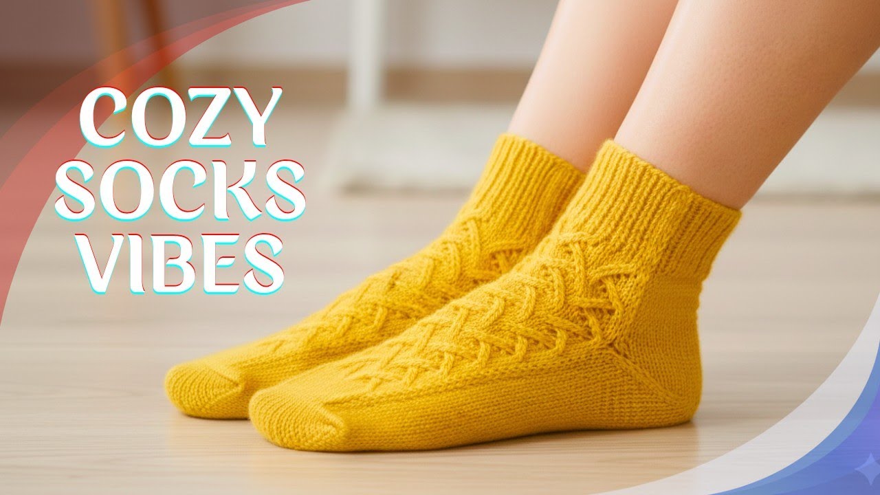#بافتنی_دومیل #بافت #جوراب بدون درز با دومیل #knitting  #socks