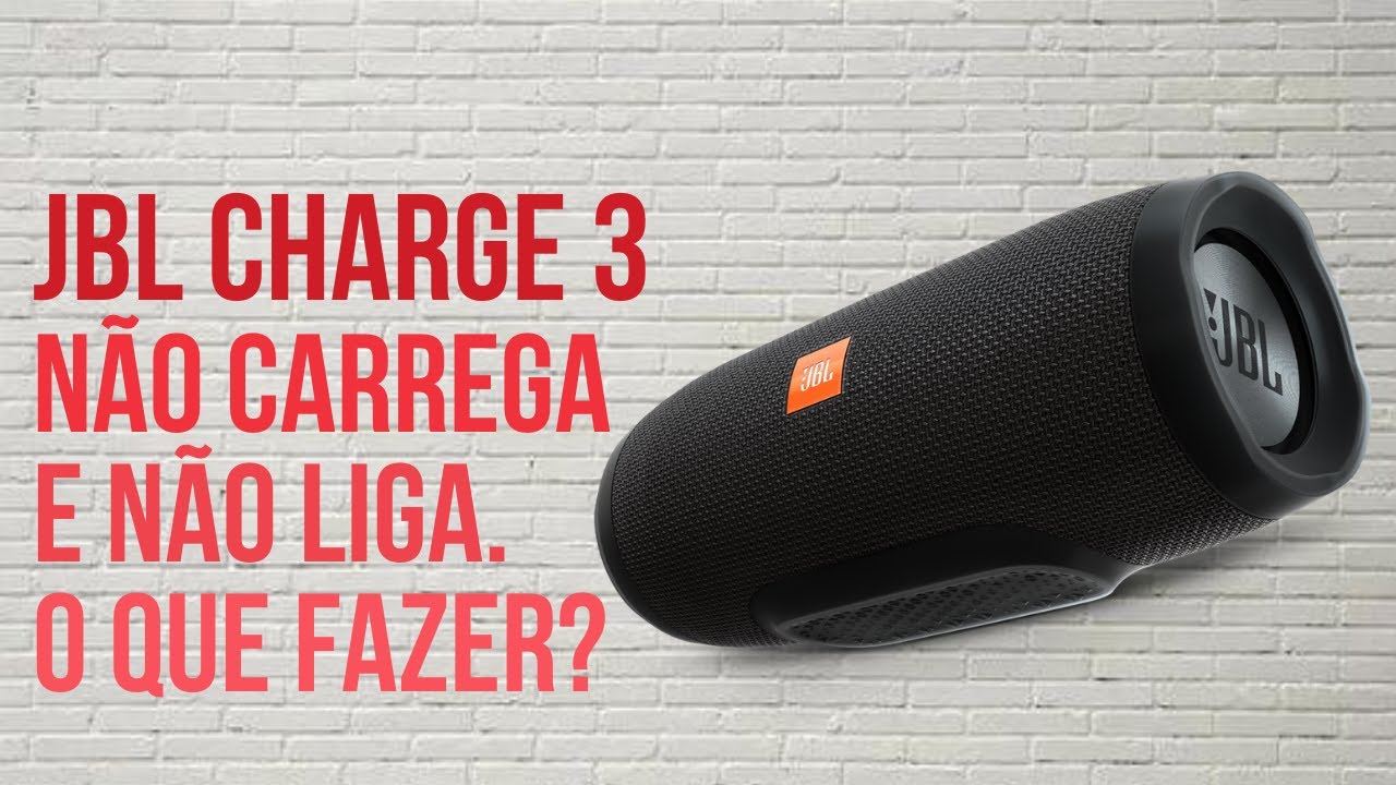 Como abrir e trocar a bateria da caixa som JBL Charge 3