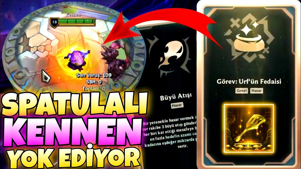 SPATULALI KENNEN YOK EDİYOR (100K DAMAGE) - LOL ARENA MODU