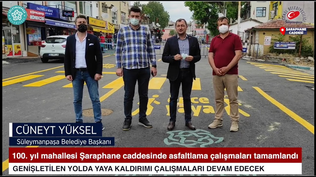 Şaraphane caddesindeki asfaltlama &ccedil;alışmaları tamamlandı. Şehrimize hayırlı olsun.