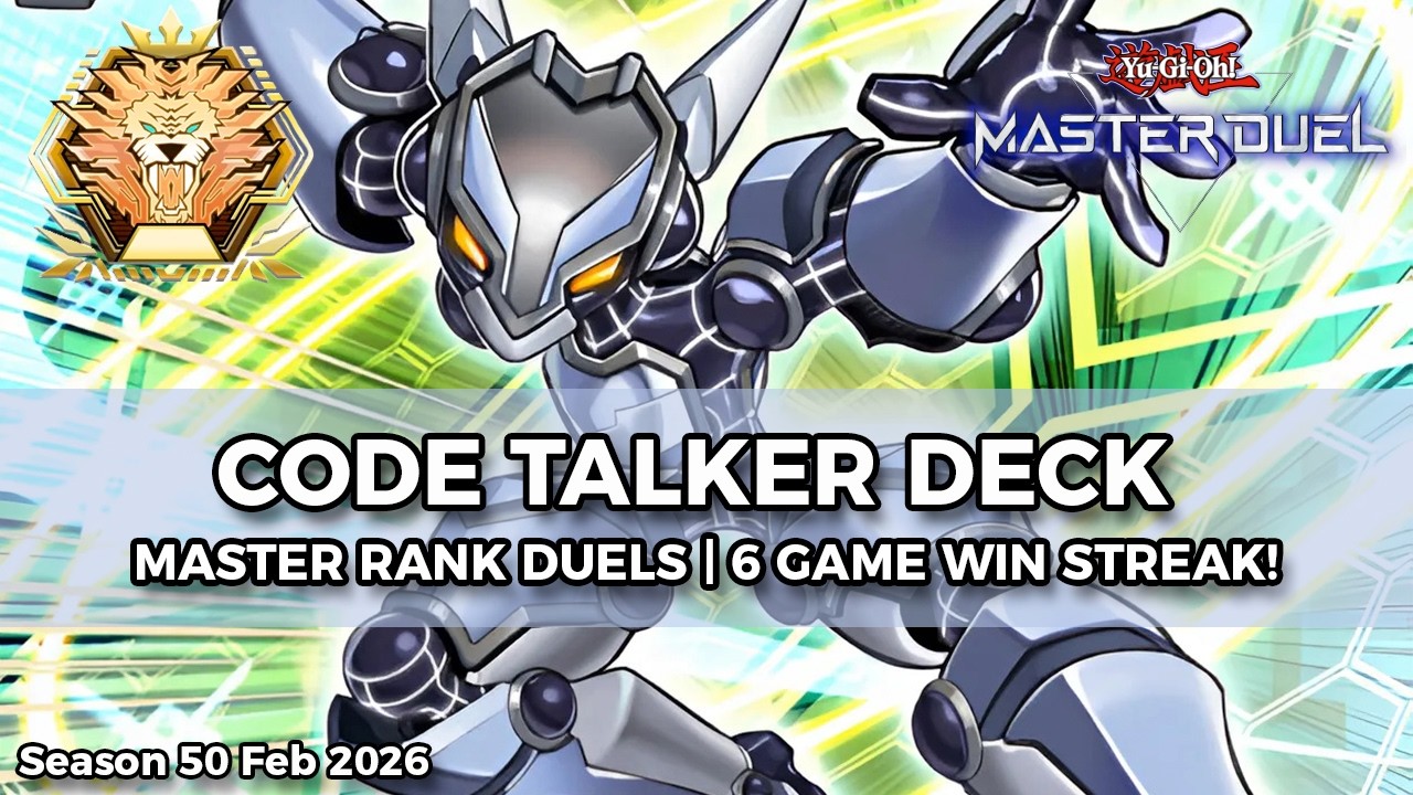 6-0 Streak! Code Talker Destroying the K9 Meta - Yu-Gi-Oh! Master Duel