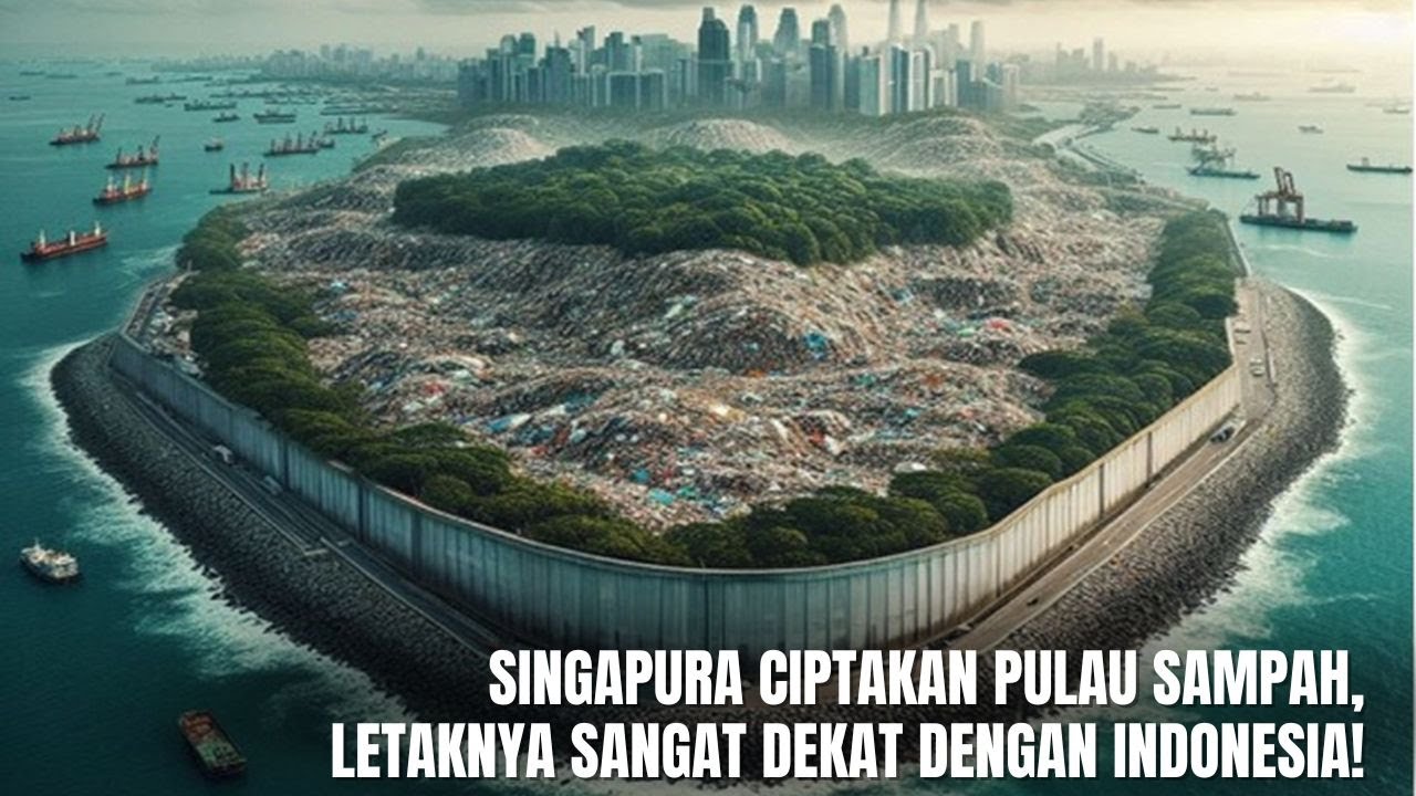 MEGA PROYEK SINGAPURA: UBAH SAMPAH JADI PULAU DI LAUT, IDE GILA BIKIN SINGAPURA BEBAS SAMPAH!