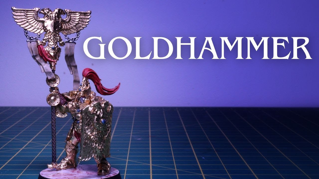 How to paint WARHAMMER Custodes GOLD without paint!