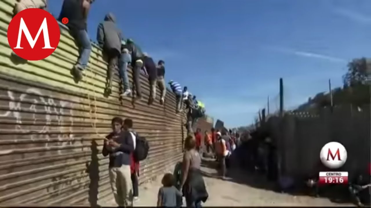 As&iacute; migrantes intentaron cruzar la frontera con EU