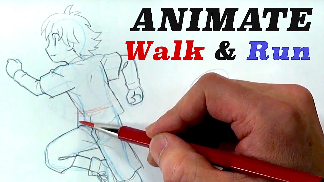Tips & Tricks on How to draw WALKING and RUNNING｜Japanese anime & Manga