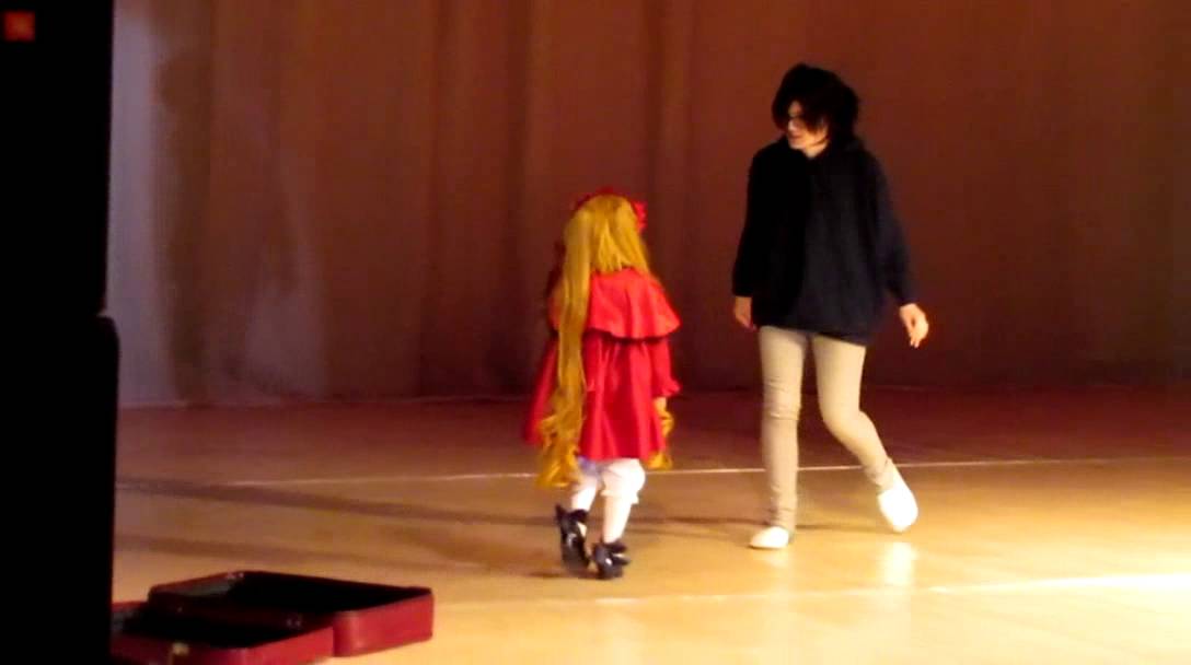 Amaterasu 2013 - Chibi-defile -  Rurii, Rozy - = Rozen Maiden - Jun Sakurada, Shinku =