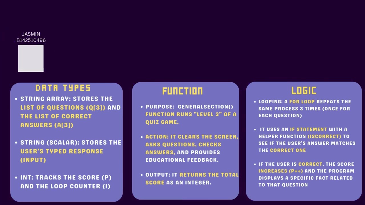 ASSIGNMENT DESIGN GROUPING : Gain Knowledge Game