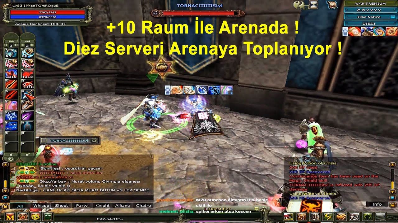DomenicoWacco VS TORNACI - +10 Raum İle Arenada, Diez Serveri Arenaya Toplanıyor ! | Knight Online
