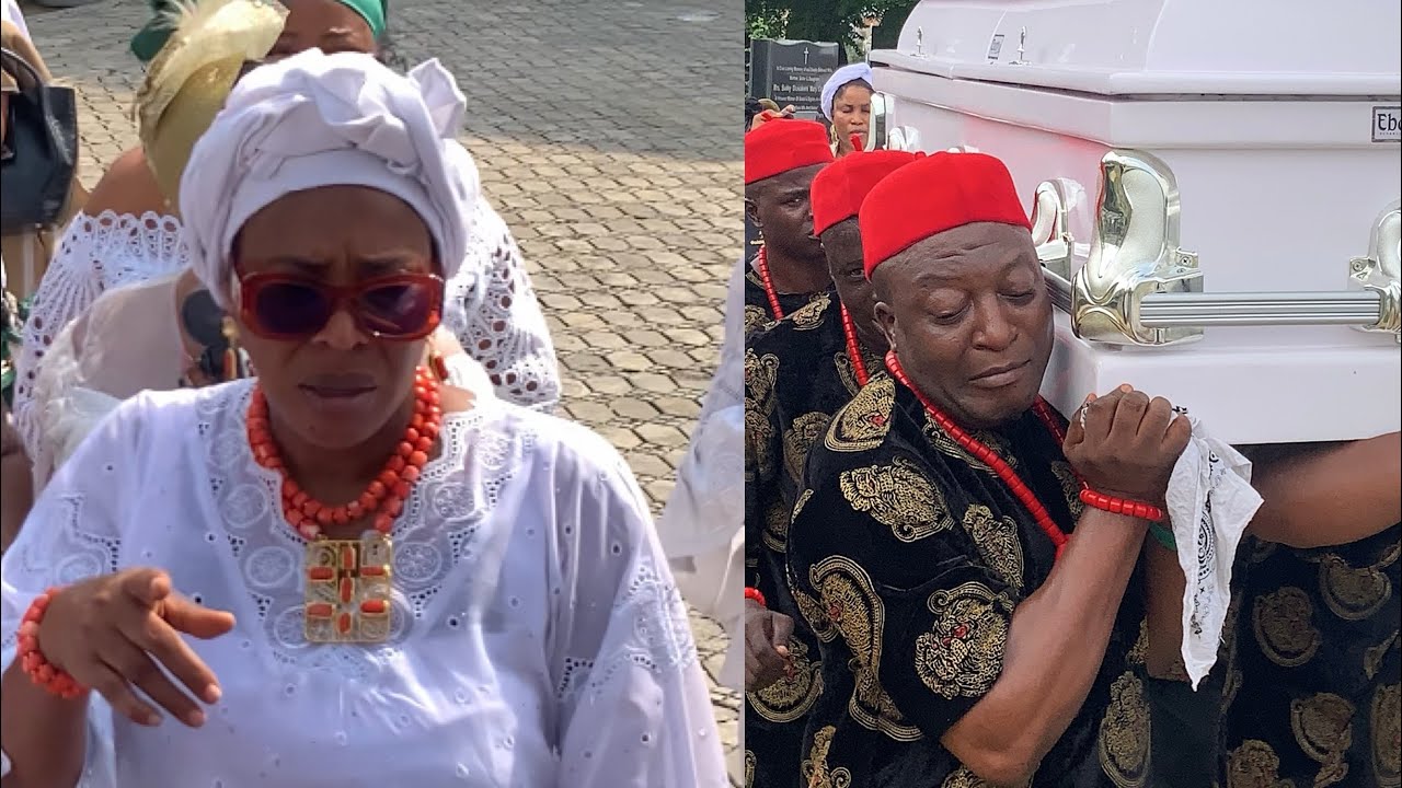 FINALLY FATHIA BALOGUN LAID HER MOM’S TO REST AS FAMILY AND FRN TURN UP FOR HER