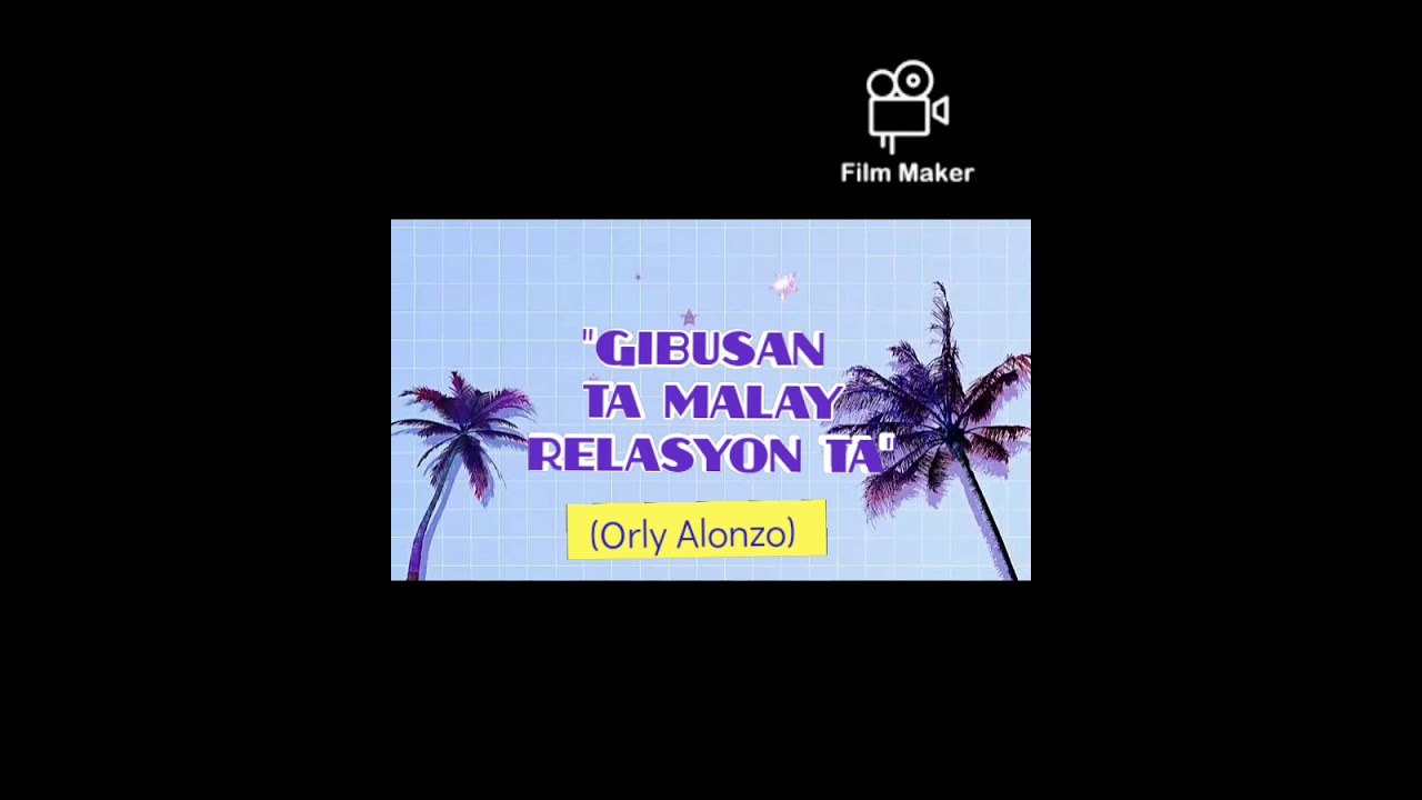 Gibusan ta malay relasyon ta Orly Alonzo
