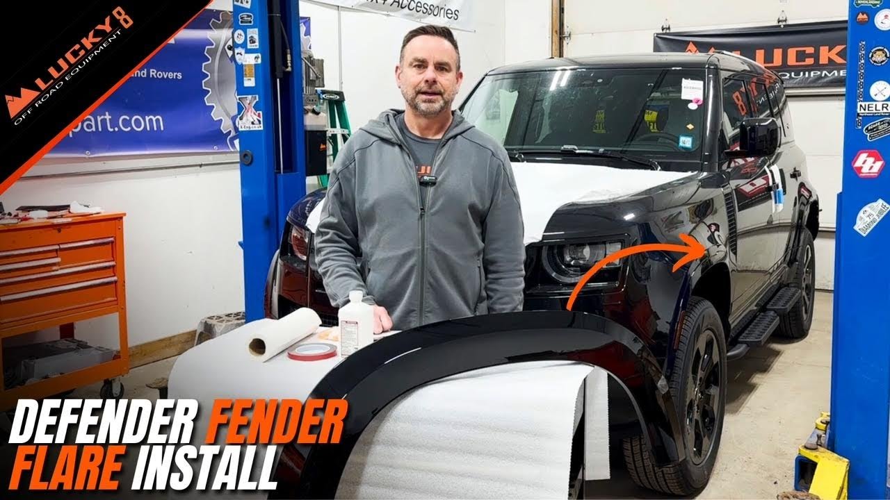 How to Install Wide Fender Flares on Your Defender L663  Step-by-Step Guide