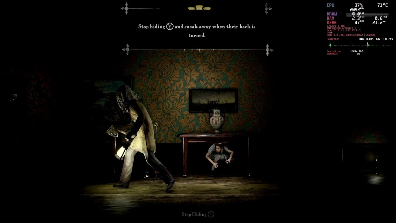 [PS4 PRO linux] Withering Rooms gameplay
