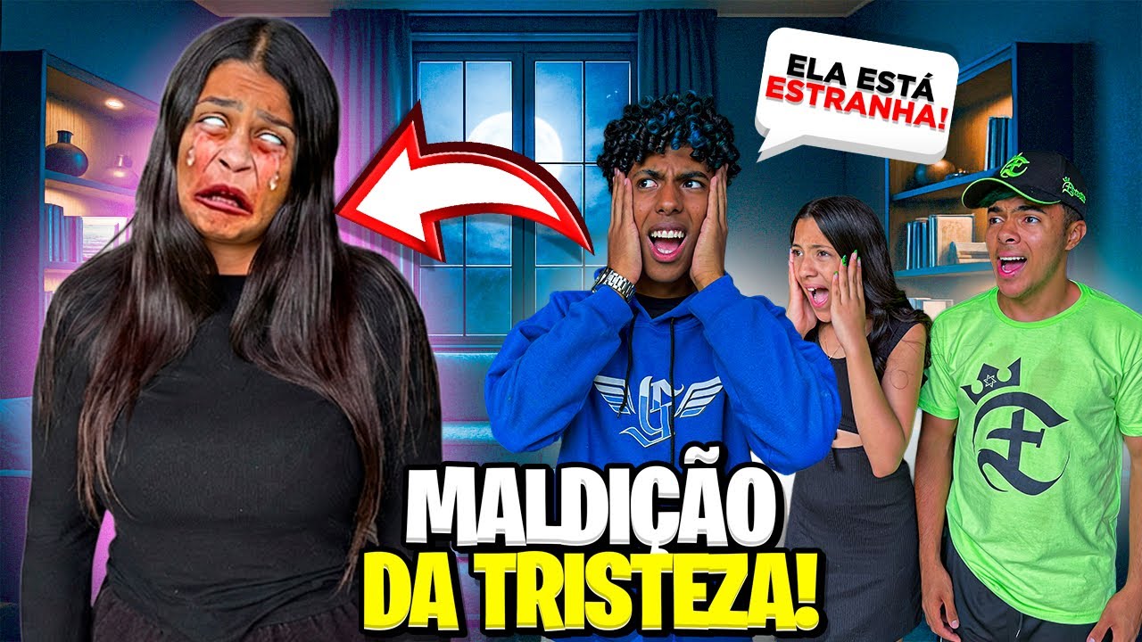 MINHA M&Atilde;E EST&Aacute; COM A MALDI&Ccedil;&Atilde;O DA TRISTEZA!! *OQUE VAMOS FAZER?*