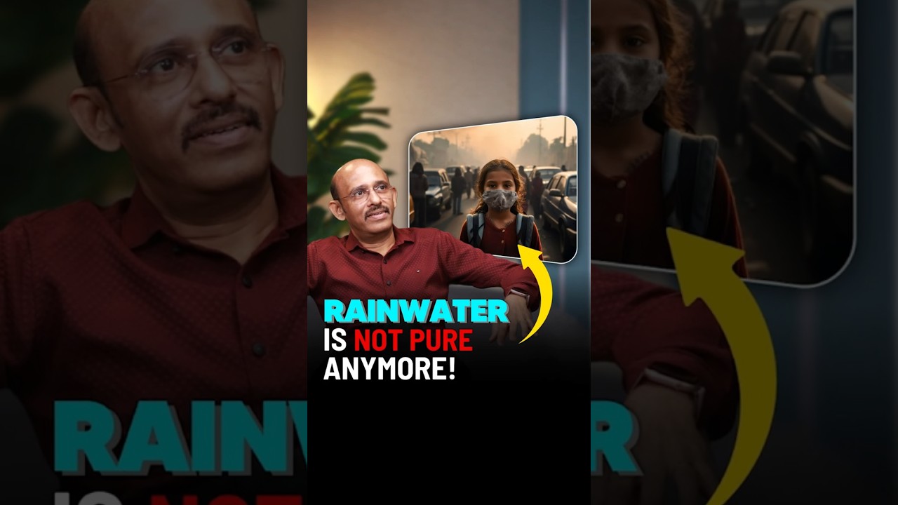 Is rainwater really pure? What is the truth & a low-cost filtration solution?