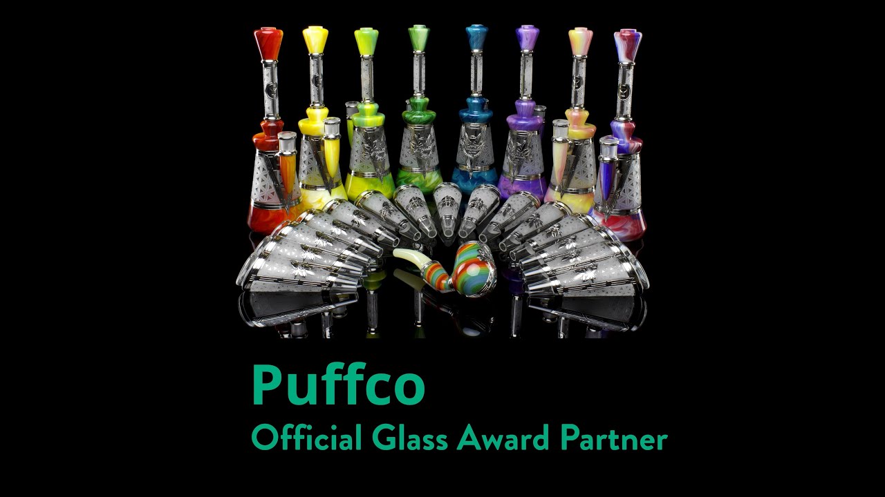 Glass Artist Ryan Fitt designs Puffco trophies for The Emerald Cup