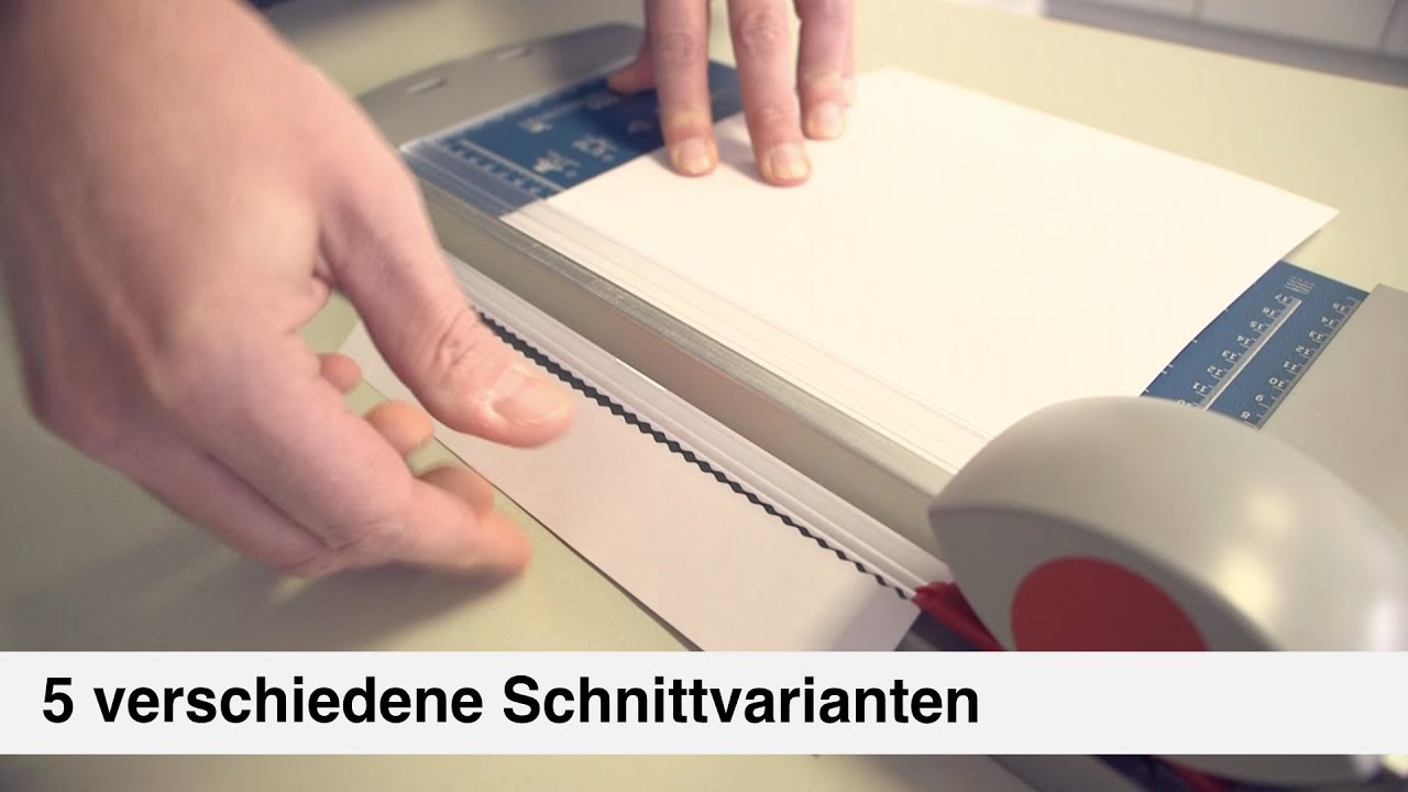Rollenschneider DAHLE 505 mit 5 Schnittvarianten