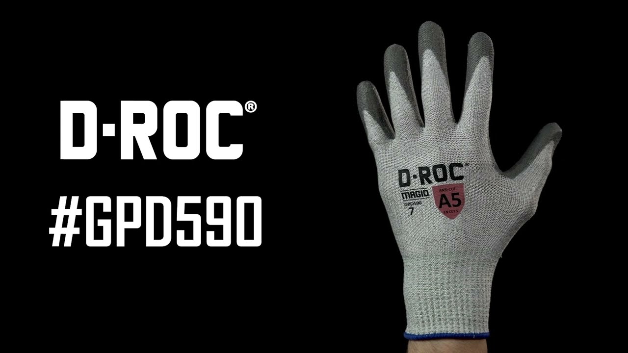 Magid de México - Guantes de Trabajo GPD590 Ligeros Resistentes a los Cortes