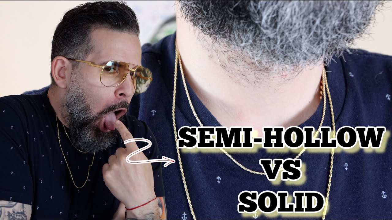 SEMI HOLLOW ROPE CHAIN VS SOLID ROPE CHAIN..HORRIBLE