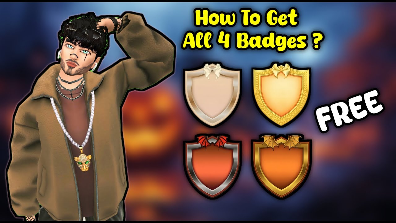 How to get 4 New helloween badges on Avakinlife 2025 ||Team serene badge || Team skarlette badg ||