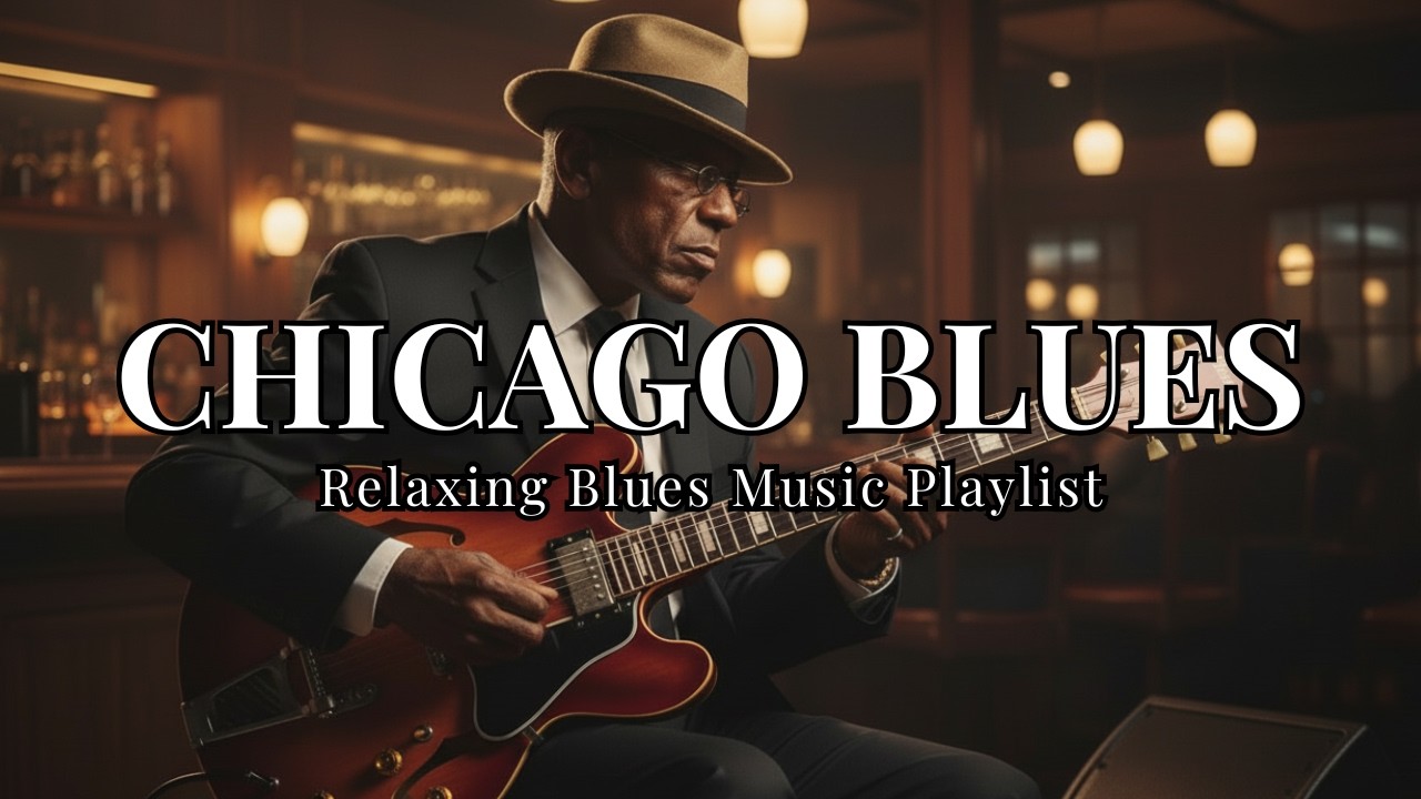 Relaxing Chicago Blues Playlist 07 🎸 Slow Blues for Lonely Nights | Midnight Blues & Whiskey Blues