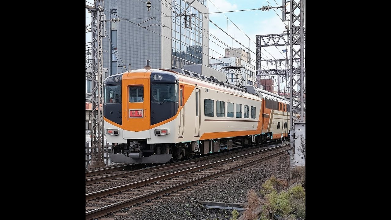 近鉄寺田駅から新田辺駅まで前面展望と新田辺駅からのライブ配信