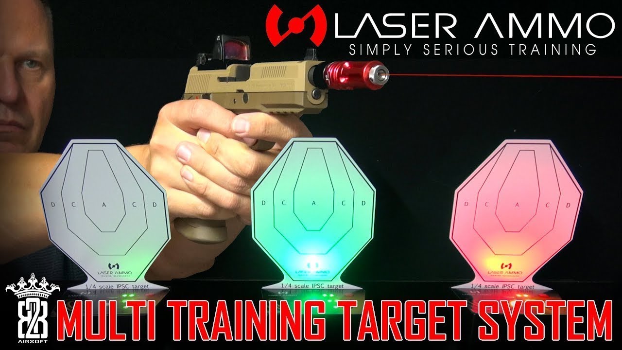 Laser Ammo iMTTS Electronic Target IPSC  Sportschützen Trockentraining