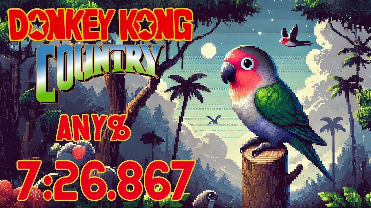 [World Record] Donkey Kong Country - Any% in 7:26.867 (frame counted)