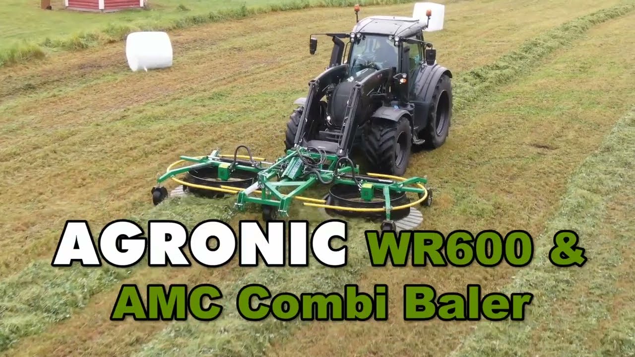 Agronic AMC Combi Baler and  WR600 Rake