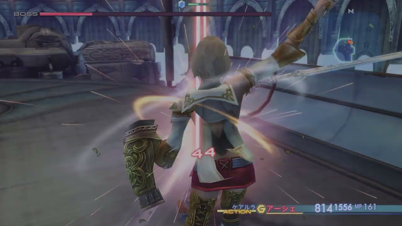 PS5 4K FF12 アーシェでウォースラ戦