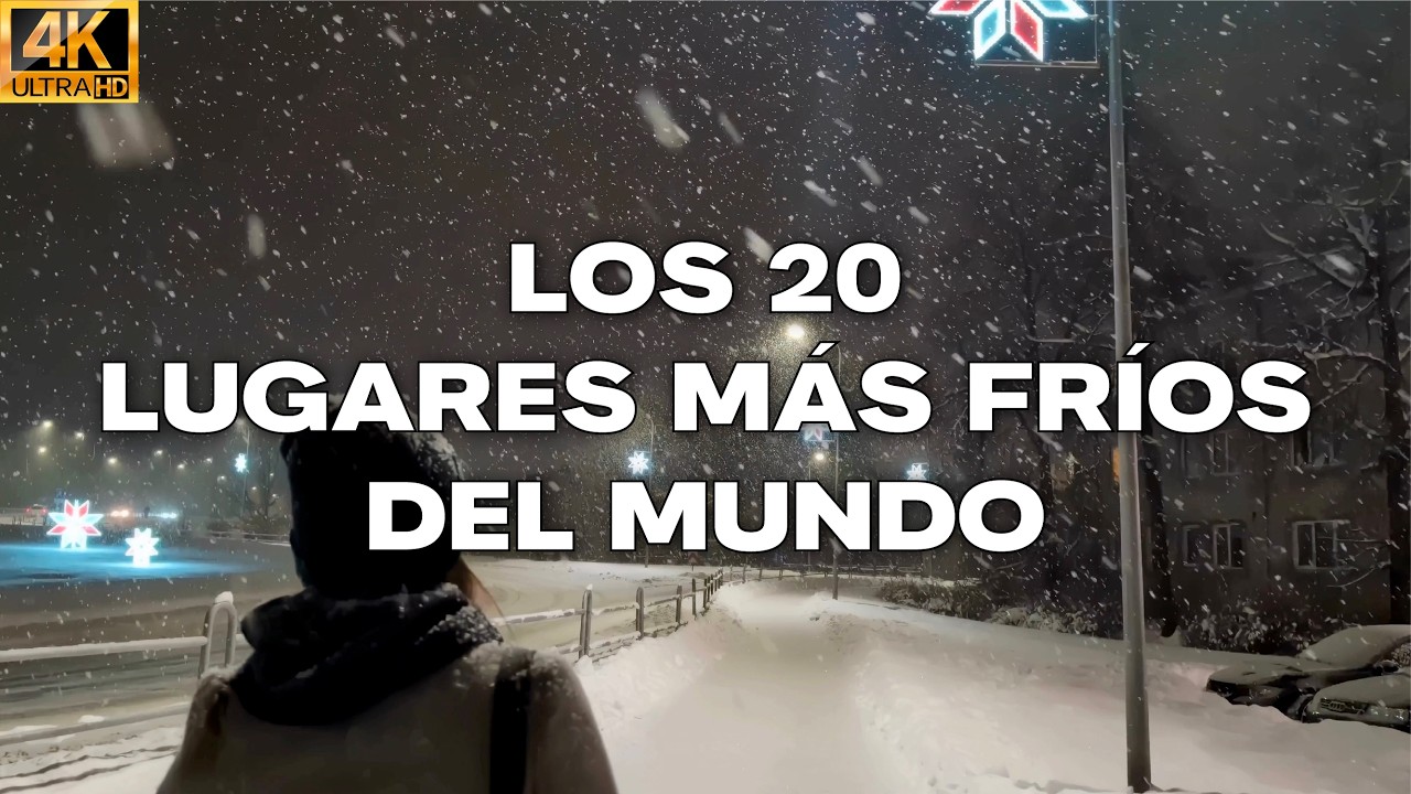 Los 20 Lugares Más Fríos del Mundo: Donde el Invierno Nunca Termina #frio #meridianoviajero #cold