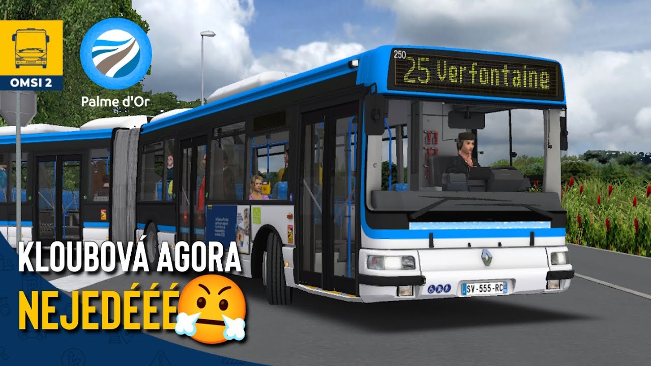 OMSI 2 #133 - J&iacute;zda s kloubovou Agorou, vzal jsem v&scaron;echny obrubn&iacute;ky (DNES SE NEDAŘILO!)