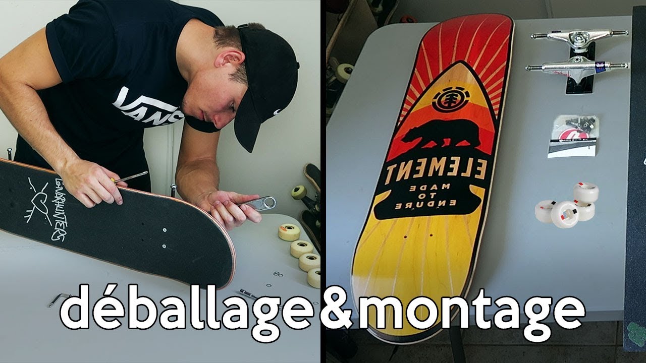 Unboxing nouveau skate (set up) & montage ! - skatevlog 04