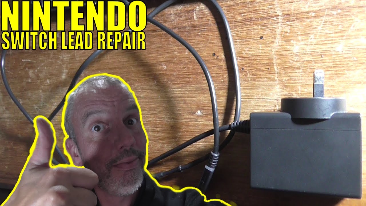 Repair Dog-Chewed Nintendo Switch Power Adapter Lead