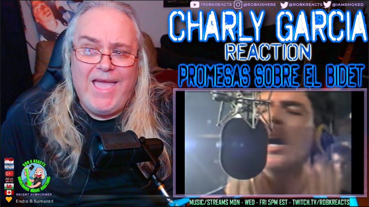 Charly Garcia Reaction - Promesas sobre el bidet - First Time Hearing - Requested
