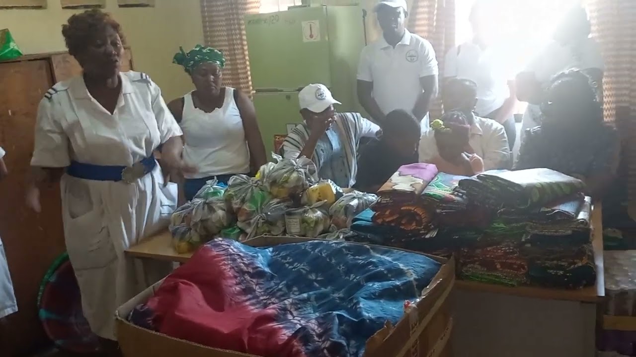 Mohamed and Bernadette Lahai Foundation Celebrating 2025 New Year in Government Hospital Kenema.