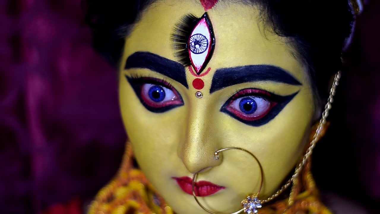 Durga Makeup Tutorial | Durga Makeup Demonstration