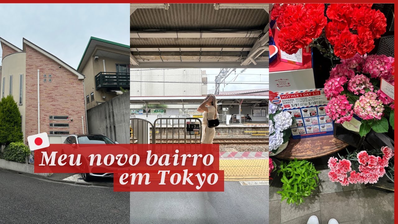 Estamos morando em Tokyo! Tour pelo novo bairro 🇯🇵