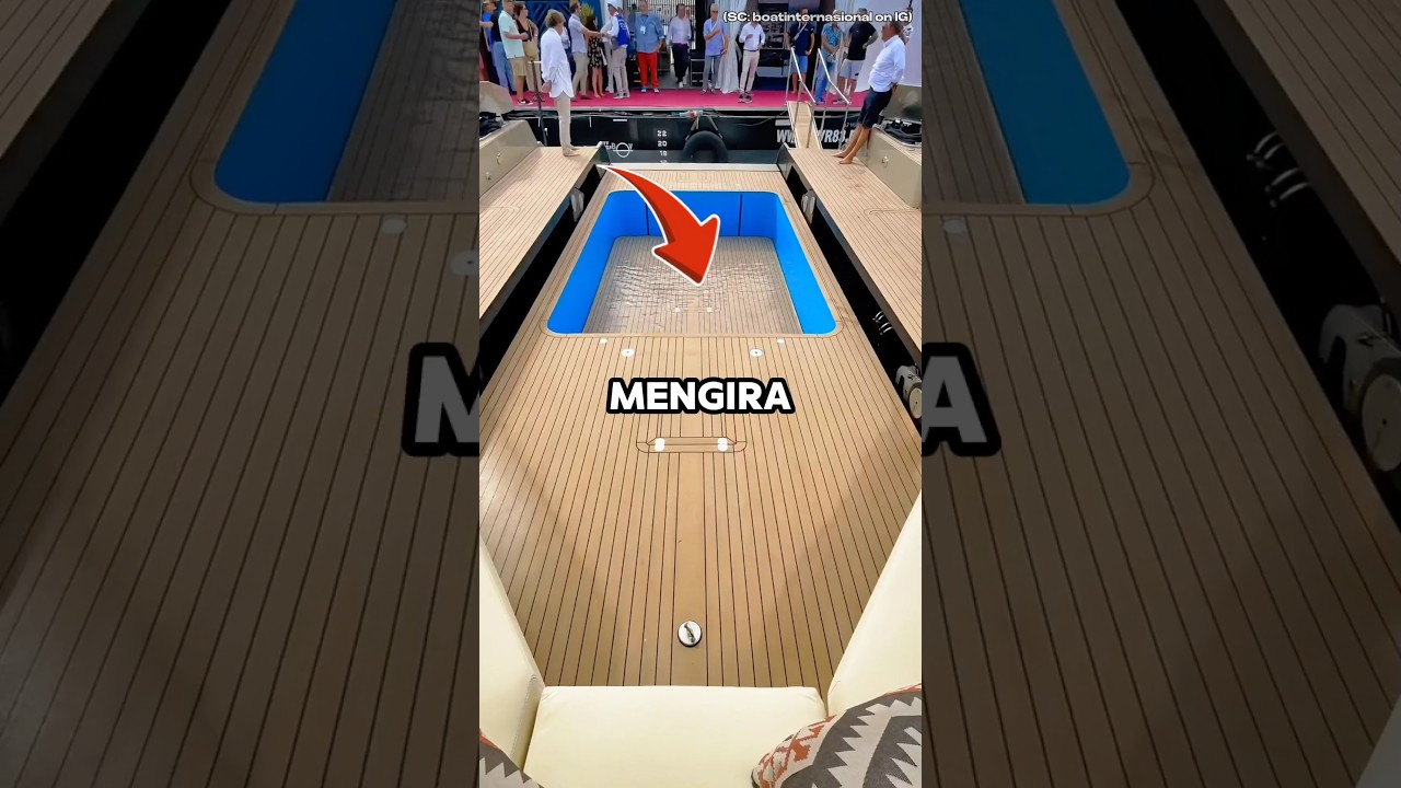 Tenyata Begini Cara Mengganti Air Kolam Renang Di Atas kapal 🤯😱