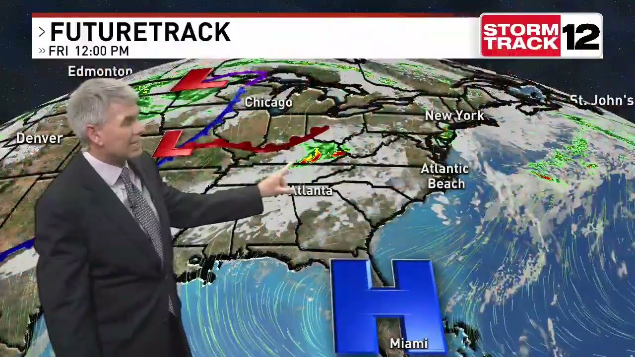 NC Meteorologist Les Still Is Tracking Strong Evening Storms Again