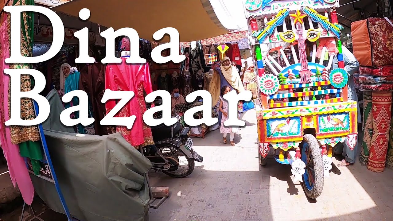 Dina Bazaar l Beautiful Town Market of dina jhelum pakistan