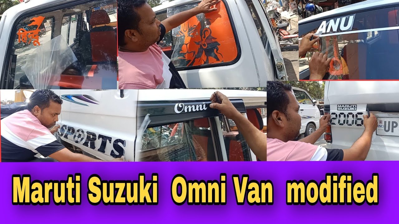 Maruti Suzuki Omni Van modified //वैन सजना सीखें //Omni van 🚐 modification