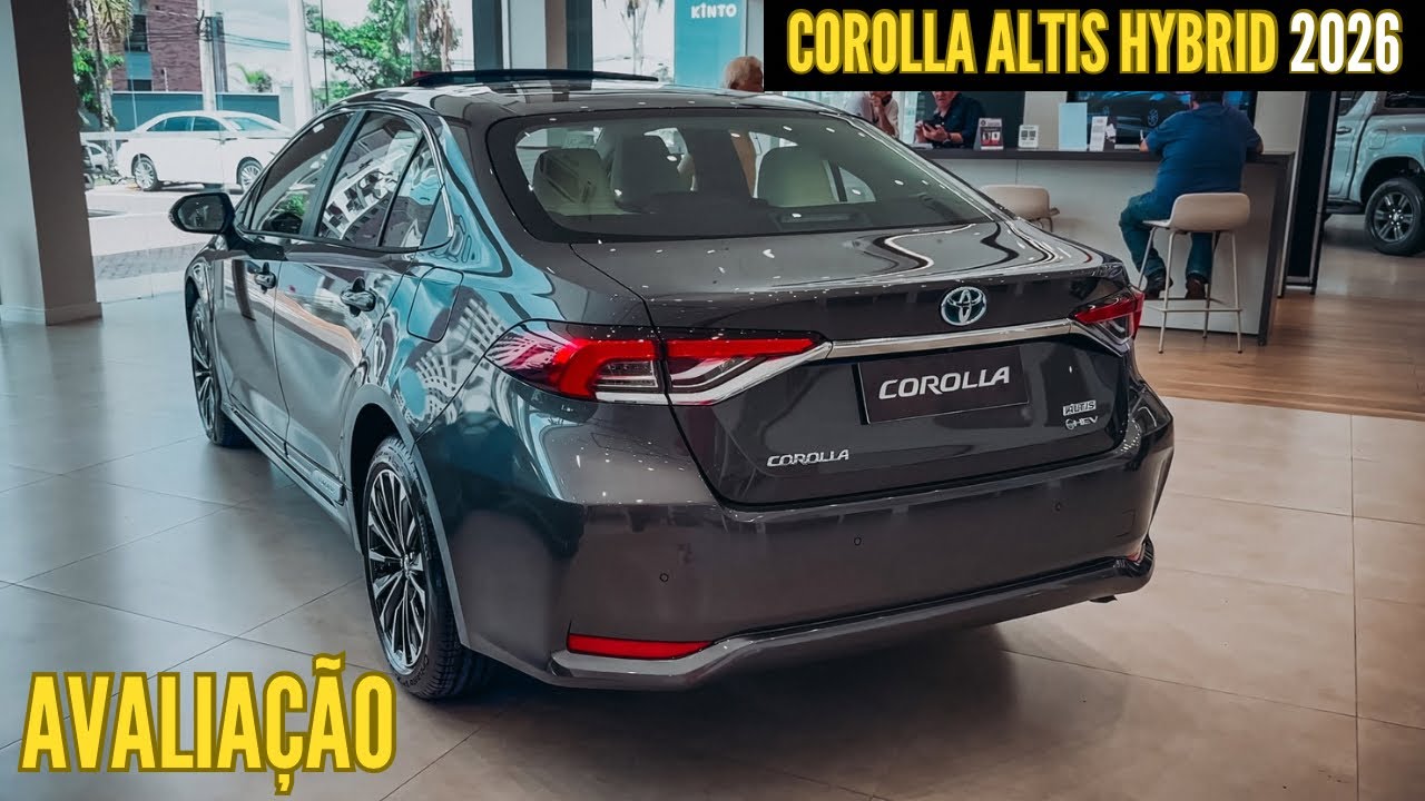 NOVO COROLLA ALTIS PREMIUM HYBRID 2026 - O COROLLA TOPO DE GAMA
