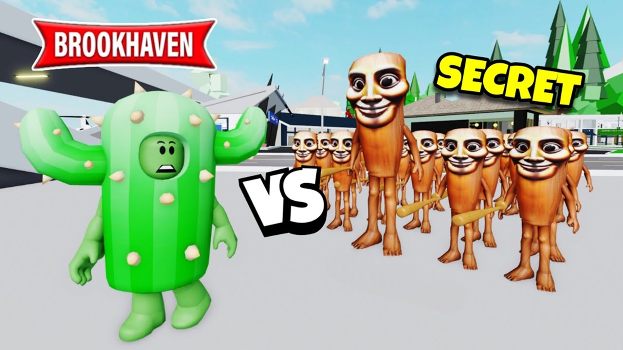 TEAM CACTUS VS TUNG TUNG SAHUR ... ! BROOKHAVEN - ROBLOX