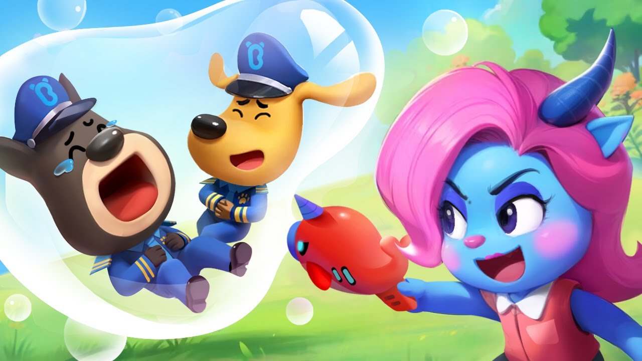 Laughter Bubbles | Safety Tips | Educational Cartoons for Kids | Sheriff Labrador