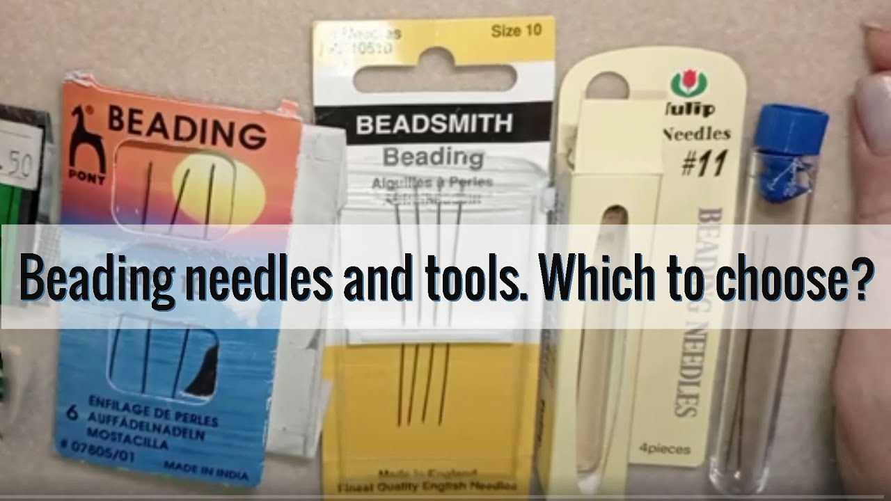 Introduction To Beading - Part 4. All Tools - needles, pliers, cutters, mats etc.