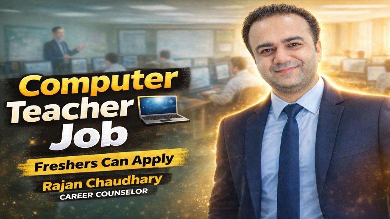 Computer Teacher Job Kaise Paaye 💻 | बिना Experience Job | School & Institute Jobs | Rajan Chaudhary