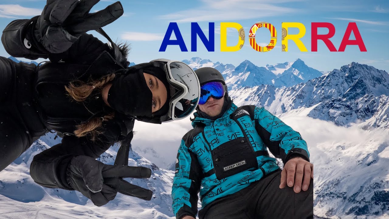 Trip to Andorra! Skiing, Waterfalls & Crashing Snow Mobiles 😳😂