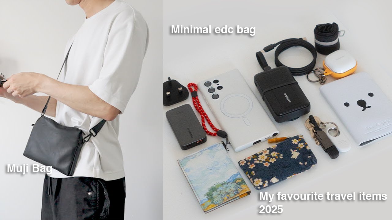 My favourite travel items 2025 (Travel EDC bag)