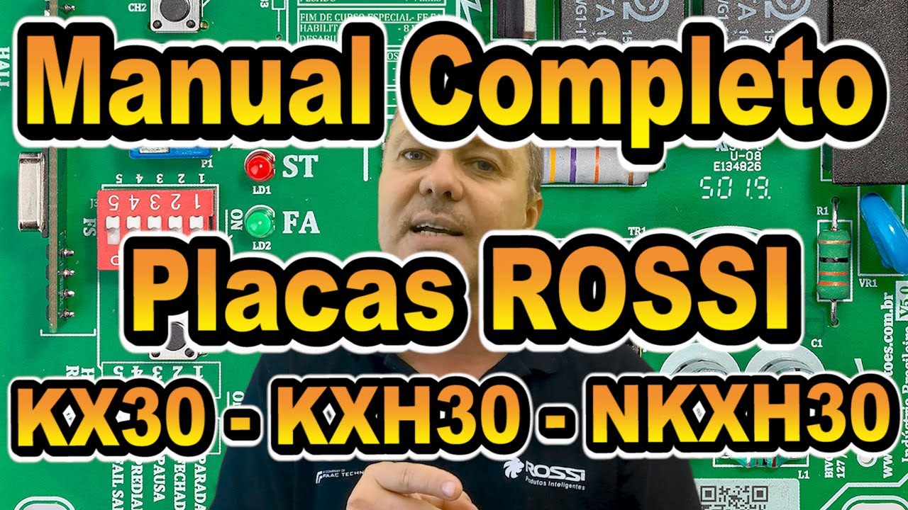 Manual Completo Placas Motor ROSSI KXH30 (FS/VIP)