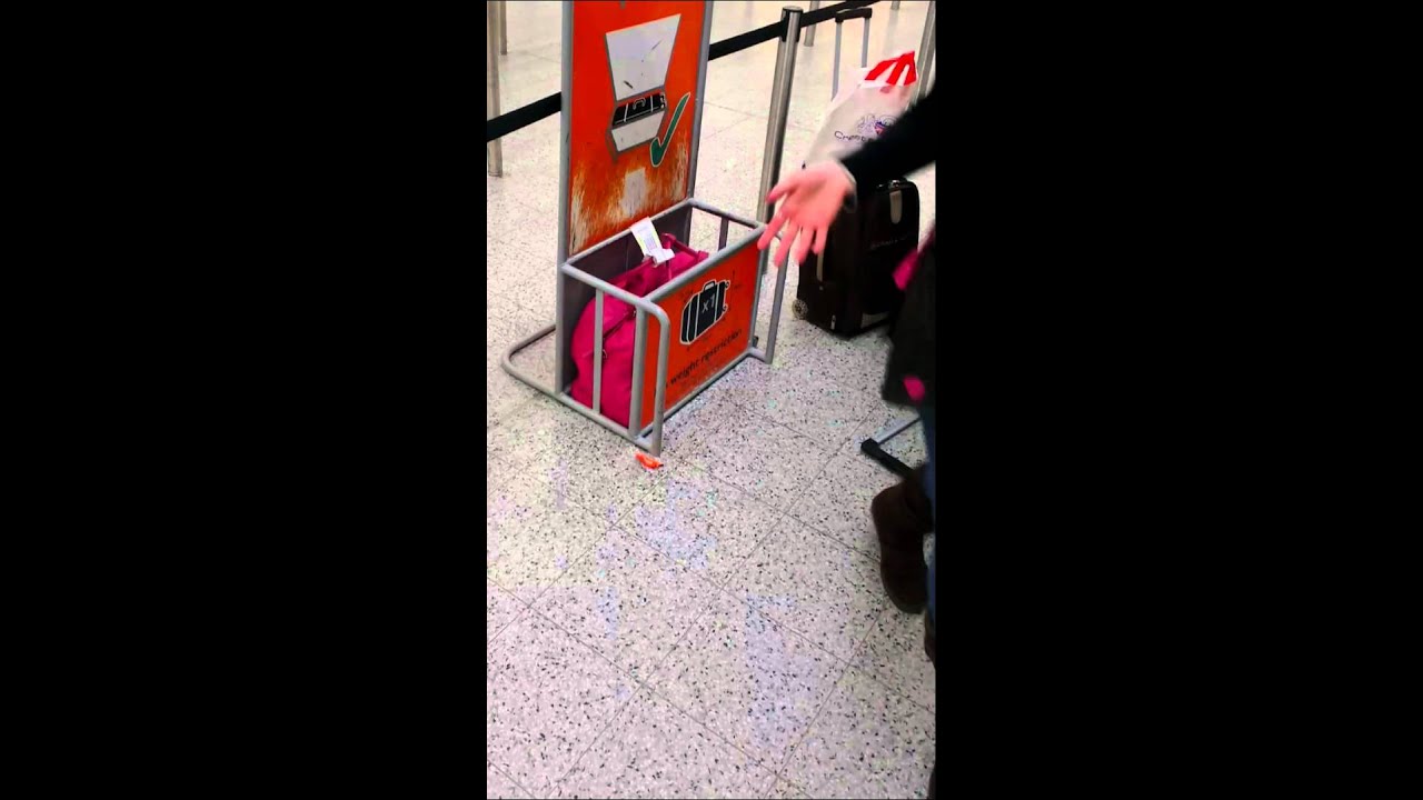 Bag which easy jet declined as carry on baggage and fined us